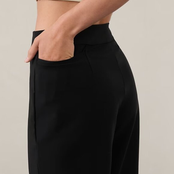 Athleta Stellar High Rise Trouser size 2P Black - Picture 4 of 7